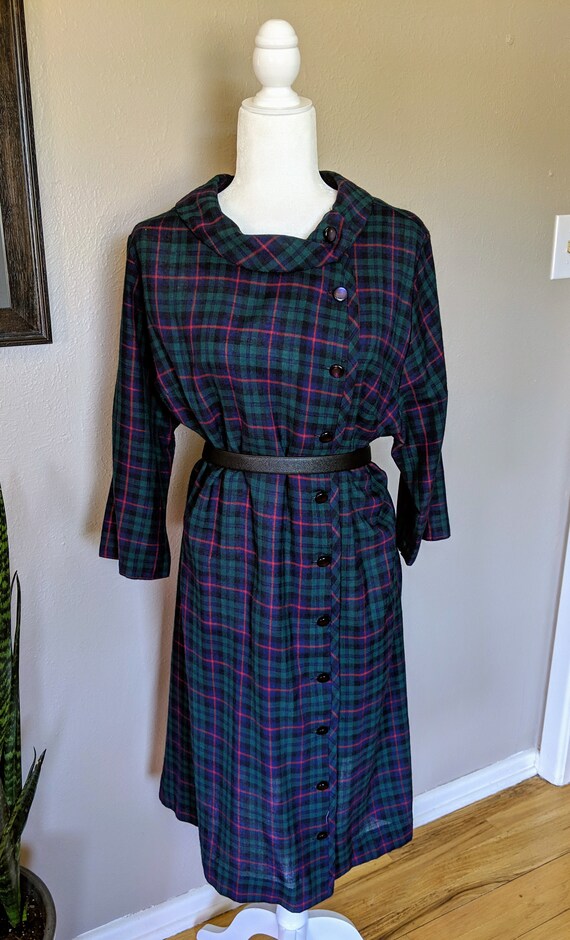 1950-1960's Volup Wool Dress