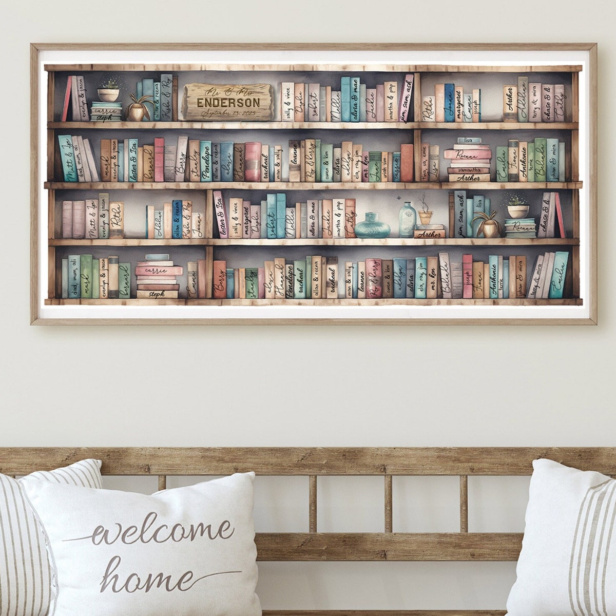 Book Lover Wedding Guestbook Alternative, Unique Signature Guest Book, Wedding Gift for Couple, Wedding Guestbook Home Wall Decor - CGB453 - Etsy