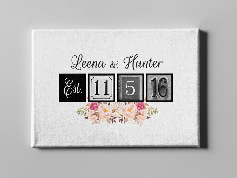 Bridal Shower Gift Ideas for Bride to be SALE 50/% Off Canvas Guest Book Wedding Canvas Guest Book Elegant Boho Floral Guest Book CGB24