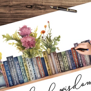Letters to the Bride, Book Bridal Shower Gift, Book Themed Shower, Keepsake Wedding Shower Gift, Advice for the Bride to be - CGB459