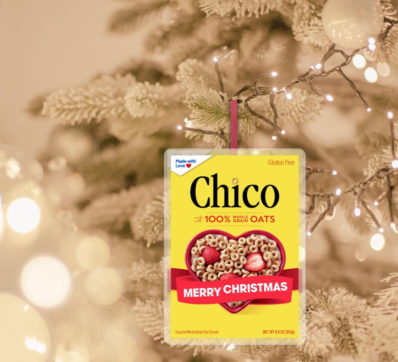 Personalized Cereal Christmas Ornament, Cute Christmas Tree Ornament ...