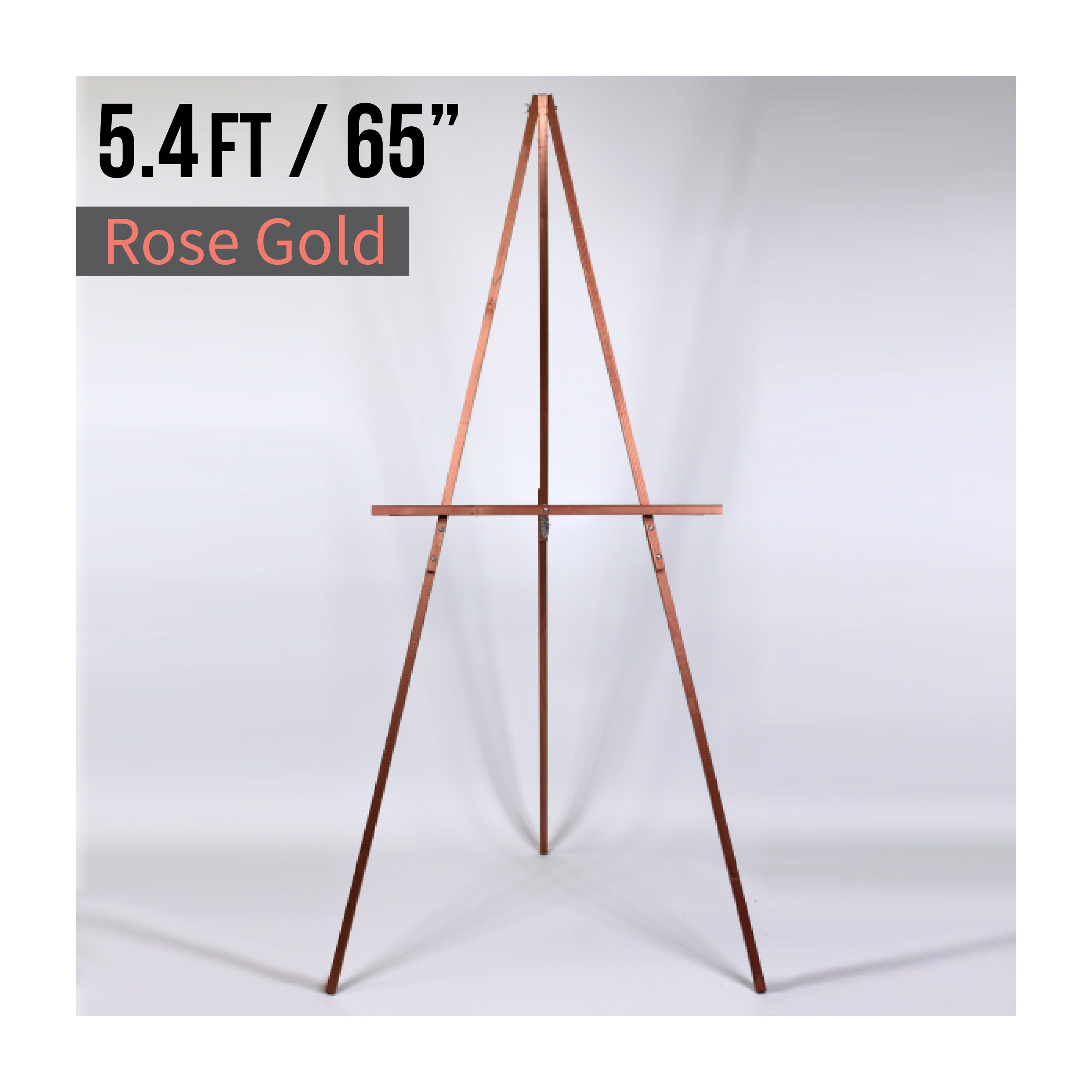 5.4 Ft Easel Stand Rose Gold Floor Easel for Wedding Sign Etsy