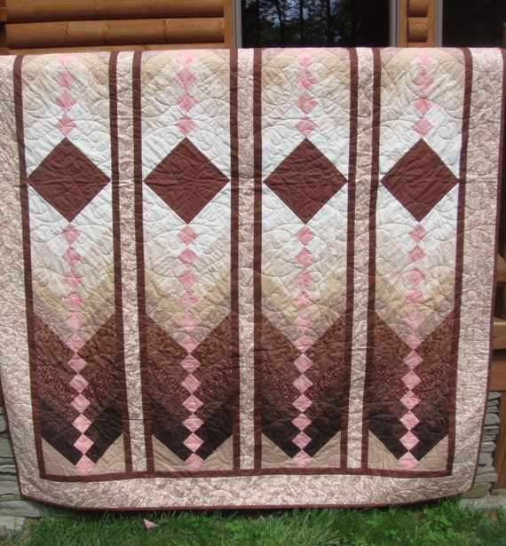 Beautiful French Braid Quilt Twin Or Large Throw