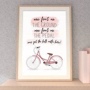 Póster de cita de bicicleta de Alexis Rose, descarga digital, David Rose, Twyla Sands, regalo perfecto para los fanáticos