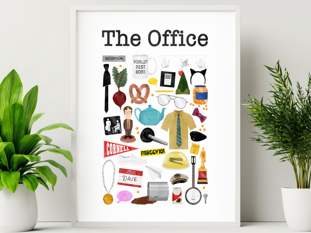 お中元 お歳暮 お年賀 夏 冬 年末年始のご挨拶 ギフト 通販な The Office Poster - the Office TV Show Collage, Digital コレクション