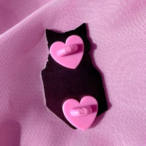 VERY BUSY cat pin Lovestruck prints enamel pin image 2