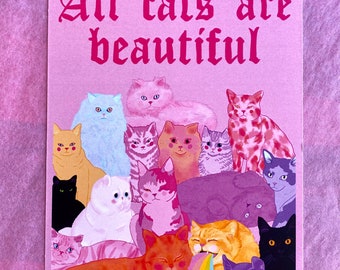 ACAB - 5x7 prints - Lovestruck prints - cat art