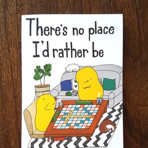 Introvert Love Card//Es gibt keinen Ort, an dem ich lieber Karte wäre