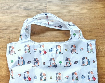 Cats Reusable Grocery Eco Bag // Grocery Cats