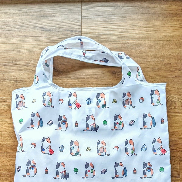 Cats Reusable Grocery Eco Bag // Grocery Cats