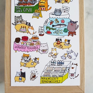 Cat Market Postcard // Cat Lover Postcard