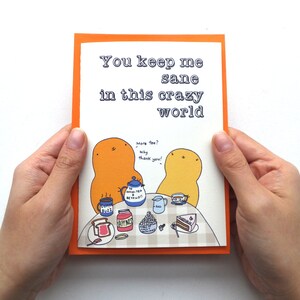 Sweet Anniversary Card//Sweet Love Card//You keep me sane