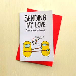 Covid Love Card // Enviando mi tarjeta Love // Missing You Card