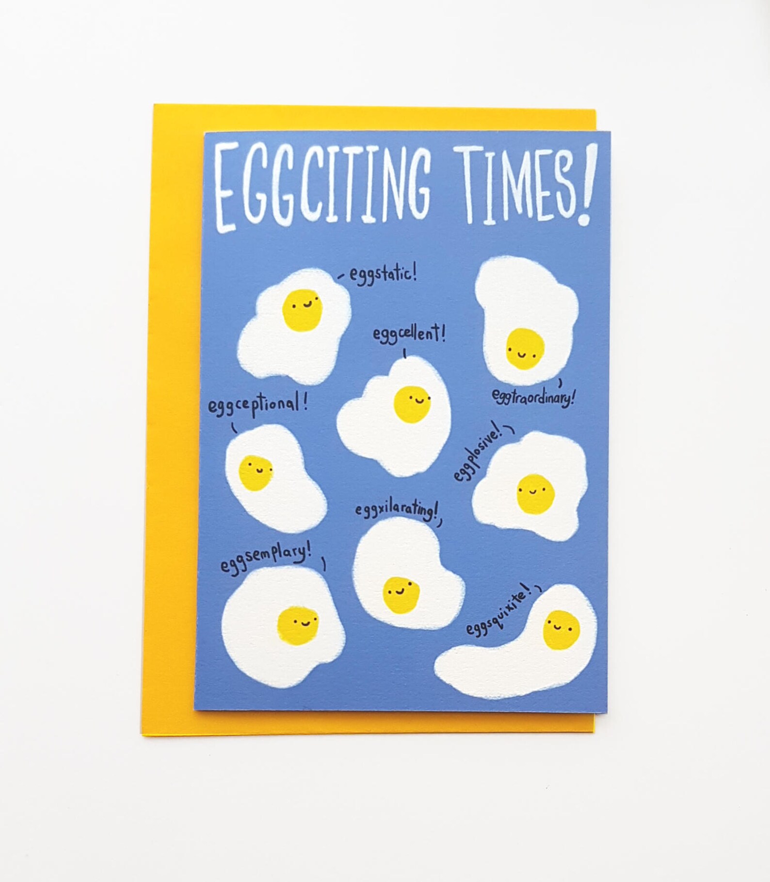 Nobleworks Funny Birthday Card With Envelope - Egg In The Picture 7817 (USA Made)