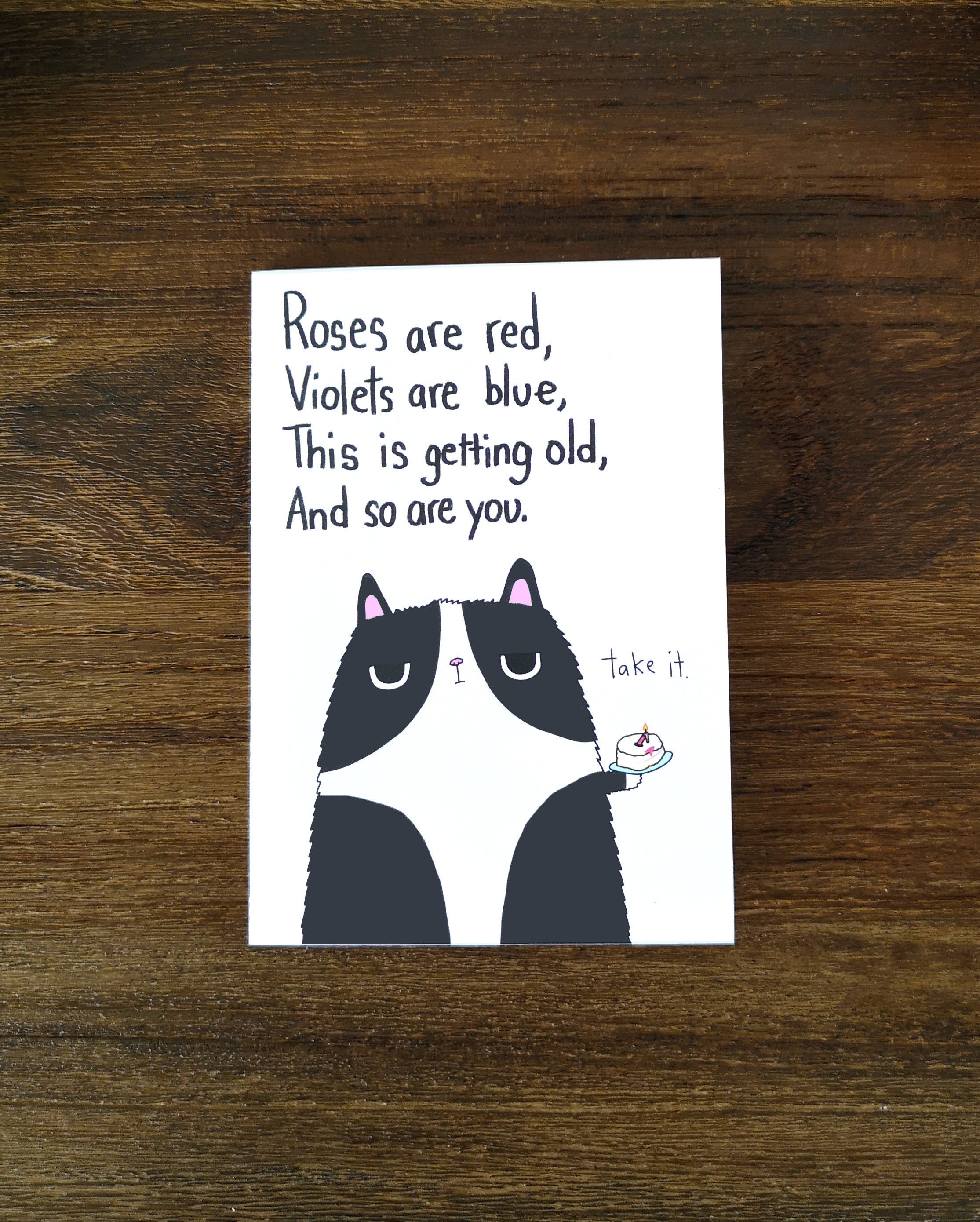 Funny Birthday Cat Card // Happy Birthday Cat Card // Rude - Etsy Funny Birthday Cat Card // Happy Birthday Cat Card // Rude - Etsy