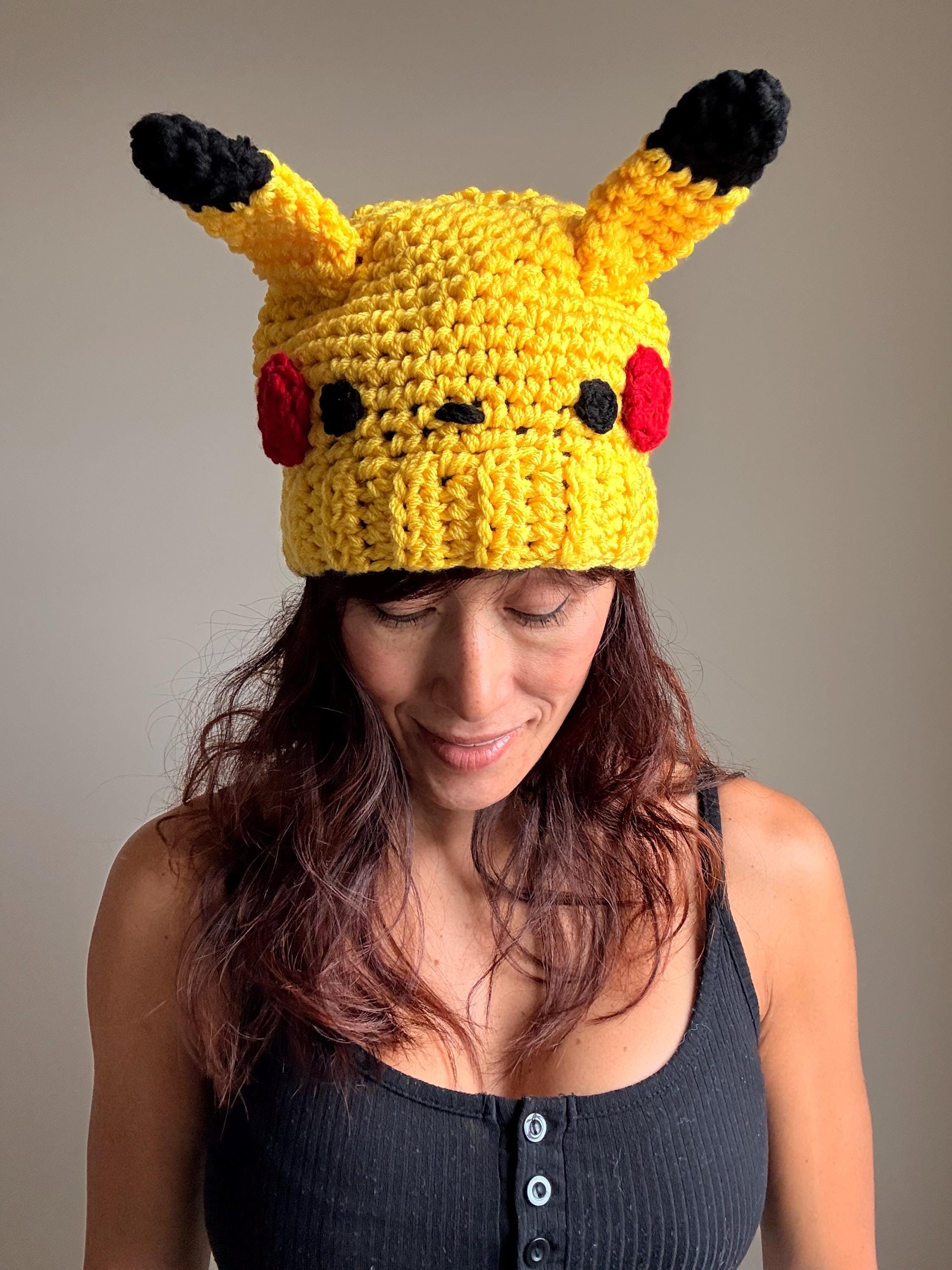 Pokemon pikachu adult size beanie hat cap 32701928_hi main image 3