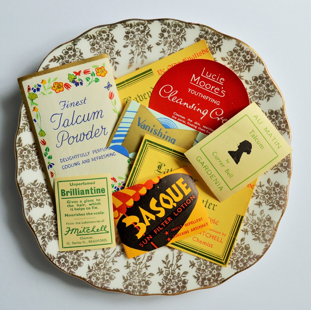 Lucky Dip Bag of Vintage Chemist Health and Beauty Labels Etsy