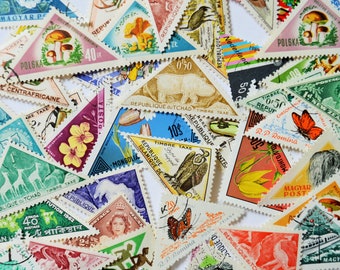 100 Different Stamps Collection Mixture Packet Stamps for Collectors Masks