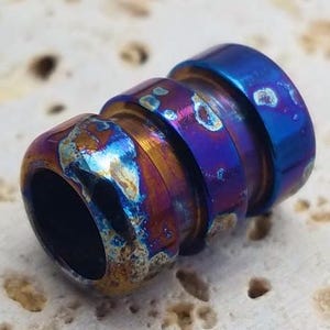 TiSurvival Titanium Lanyard Beads (grooved)