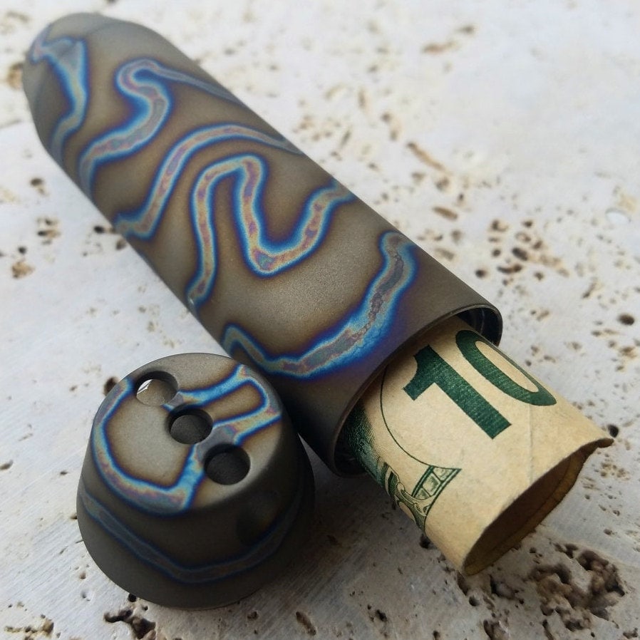 TiSurvival Exo Tube Titan Aufbewahrungskapsel wasserdicht
