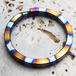 Titanium Hexagon Key Ring - Ronin Imports