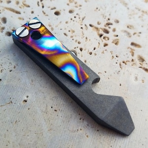 TiSurvival Titanium Pry Bar & Bottle Opener
