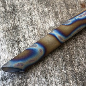 Oversized 12&quot; Titanium Straw
