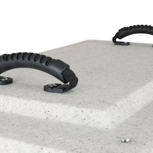 The Dog Agility Shop brand Ruffland Kennel compatible replacement dog crate handles set of 2 handles and hardware