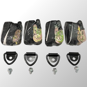 Tie Down Kit D Ring with bolts and straps!  The Dog Agility Shop® brand compatible with Ruff Land Kennels Dog Agility Equipment