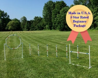Dog Agility Equipment Complete Starter Set| 3 Obstacles |The Dog Agility Shop® MADE IN USA!!!