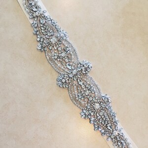 SALE - Wedding Belt, Bridal Belt, Sash Belt, Crystal Rhinestone - Style B21177