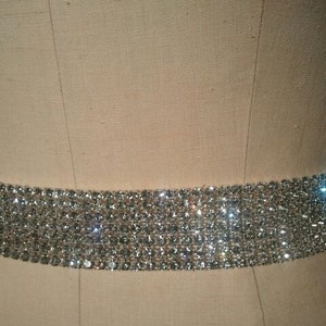 Wedding Belt, Bridal Belt, Bridesmaids Belt, Party Belt, Crystal Rhinestone Belt - Style B202