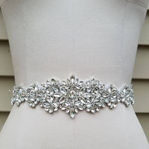 SALE  - Wedding Belt, Bridal Belt, Sash Belt, Crystal Rhinestone - Style B19787