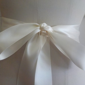 Bridal Rhinestone Belt With White Sash Style S225