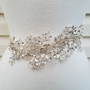 SALE  - Wedding Belt, Bridal Belt, Sash Belt, Crystal Rhinestoness - Style B557500