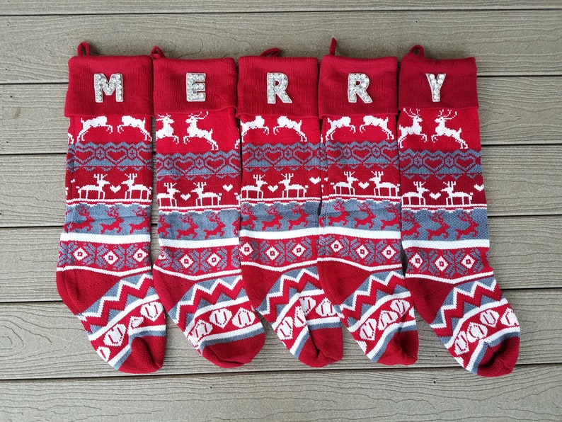 SALE Personalized Christmas Stockings Christmas Stockings | Etsy