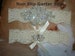 SALE -Shop Best Seller - Bridal Garter Set - Crystal Rhinestone on a Ivory Lace - Style G2047 