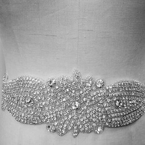 SALE - Wedding Belt, Bridal Belt, Sash Belt, Crystal Rhinestone - Style B130