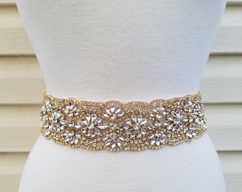 SALE - Wedding Belt, Bridal Belt, Sash Belt, Crystal Rhinestone - Style B78899