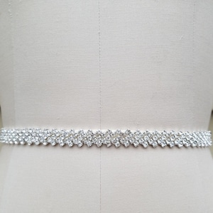 SALE - Wedding Belt, Bridal Belt, Sash Belt, Crystal Rhinestones - Style B3036