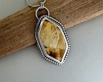 Handmade Sterling Silver Bridewell Gemstone Pendant Necklace