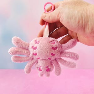 Griezelig schattig pastel Goth Spider pluche tasbedel, Spooky Gothic sleutelhanger cadeau, Gurokawa kawaii knuffel Halloween rits aan rugzakclip