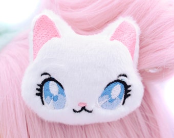 Kawaii Anime Cat Plush Hair Clip, Cute Plush, Plush Toy, Kawaii Plush, Cat Lovers Gift, Crazy Cat Lady, Weeb Shop, Kitty Cat Accessories