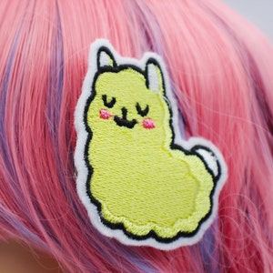 Cute Kawaii Llama Hair Clips - Harajuku Clothing - Kawaii Clothing - Weeb Gifts image 2