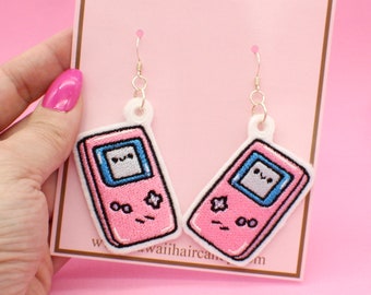 Kawaii Video Game Novelty Earrings - Kawaii Gamer Boy Gift - Kawaii Clothing - Gamer Girl - Gifts For Gamers - Cute Accessories - Teen Gift