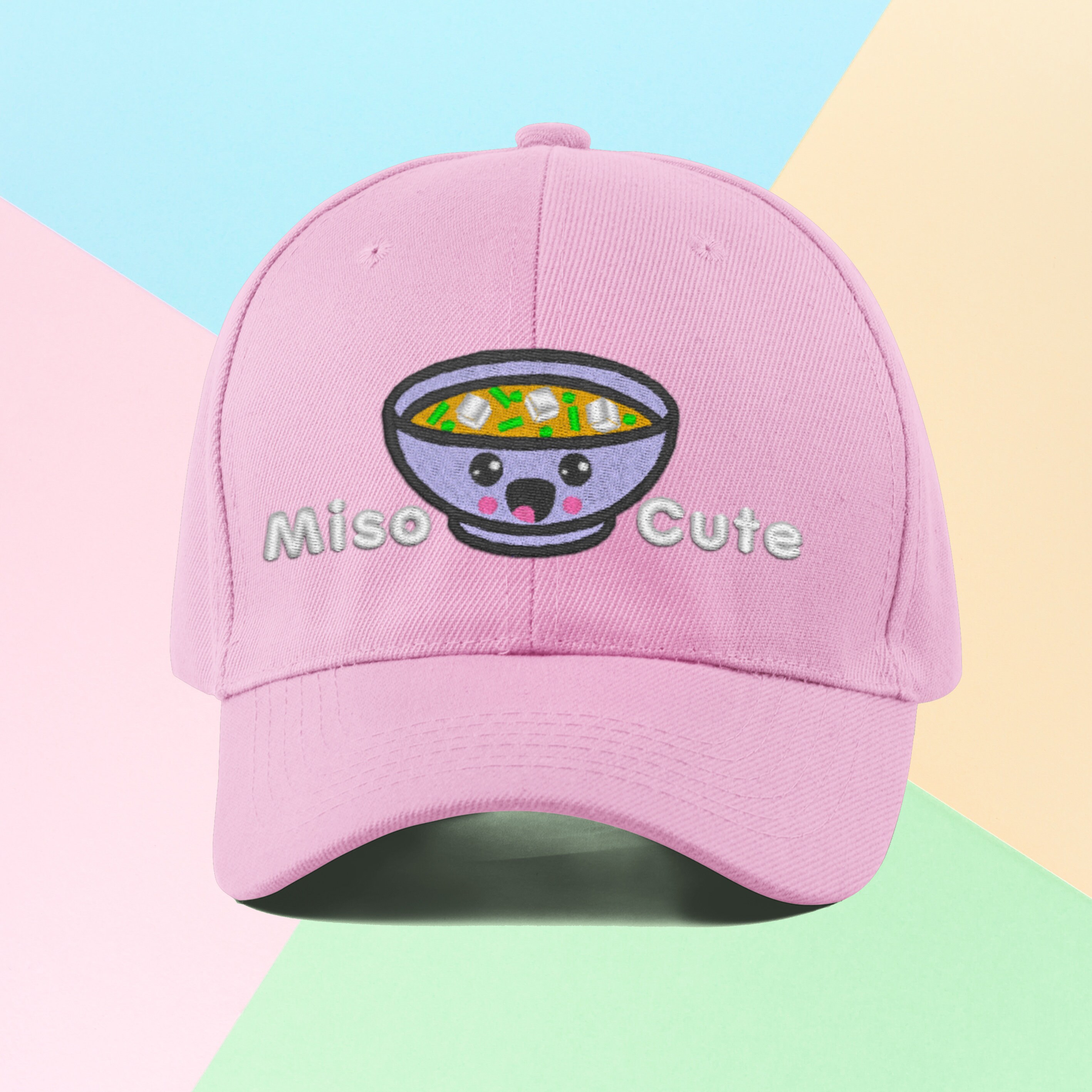 Miso Cute Kawaii Baseball Cap Kawaii Clothing Super Cute Etsy