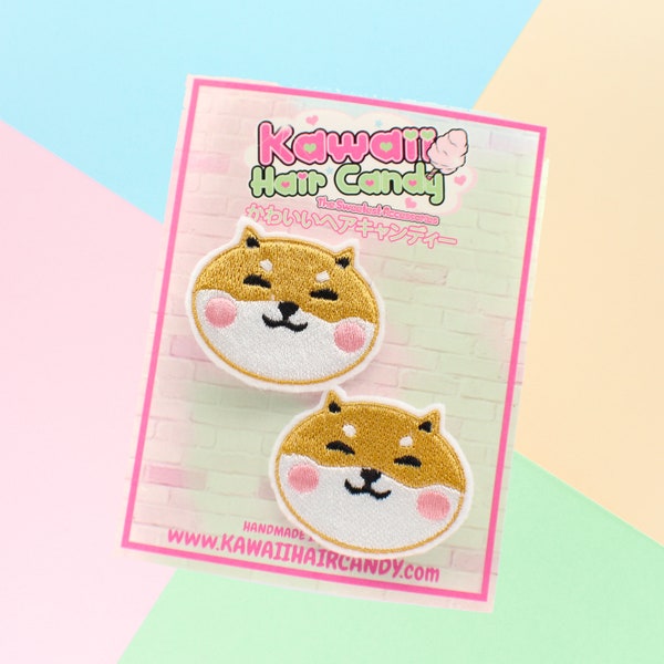 Kawaii Shibi Inu Doge Hair Clip Set