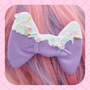 Kawaii Frosted Super Cute Hair Bows