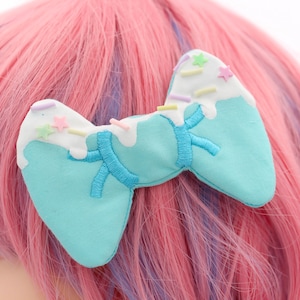 Super Cute Kawaii Frosted Hair Bows