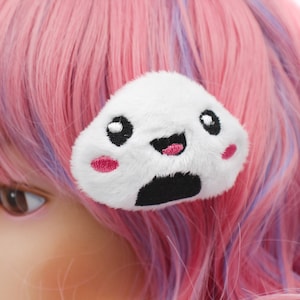 Kawaii Onigiri Plush Hair Clip